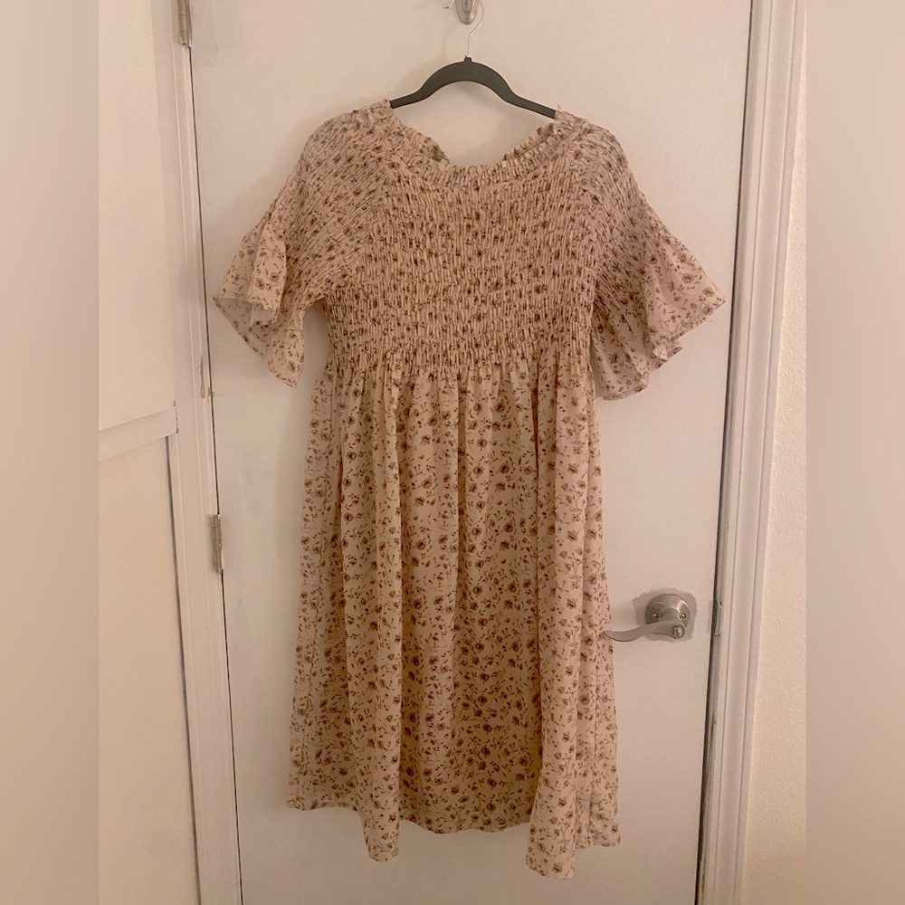 Cream Dress